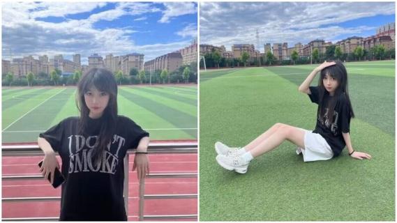 高顔值清純大奶學生妹啪啪流出 擡頭看着我 這大眼睛看着你好楚楚可憐的樣子 好反差