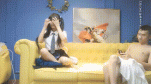 双马尾jk萝莉美眉 身材娇小 人小能量大真耐操 被小哥在沙发各种爆操 爸爸叫不停