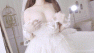 唯美純潔婚紗天花闆級白虎女神〖米胡桃〗花嫁婚紗真的美哭了! 口交中出,看着精液從純潔女神小嫩逼流出