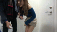 めっちゃかわいいアパレルメーカー広報 りかちゃん 敏感乳首は超ビンビン デカチンに抗えず喉まんこでイマラチオ 小さな身体で彼氏以外のちんぽを一生懸命ハメハメ
