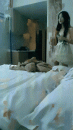 沐子在探花学生嫩妹白裙飘飘虽然灯光暗一眼看清是美女