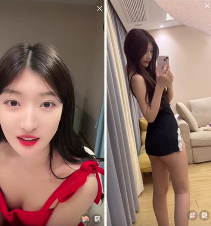 重磅抖音快手 颜值美女主播媛猴超大尺度漏三点视频被网友流出没想到女神私底下那么的淫骚