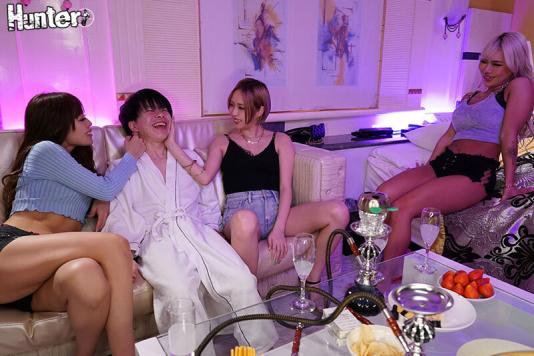 hntrz-023 巨乳スレンダーギャルをおっさんから守ったらお礼にと手を引かれて連れてこられたのはラブホ男を虜にするハーレム小悪魔ギャル宮城 有星あおり 柚木ひなた 瀬那