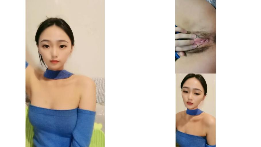 露臉新人妹子雙手搓胸，擠擠奶子特寫蝴蝶逼，不停的按摩陰蒂小小粉蝴蝶