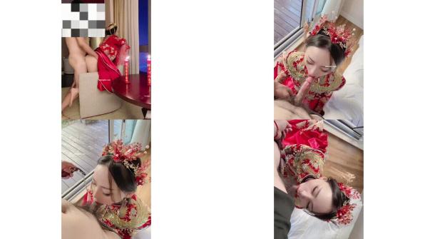 华丽婚纱淫靡新娘主人的专属萝莉玩物 华丽婚纱淫靡新娘 结婚洞房花烛夜前穿婚纱卖力伺候主人直接内射