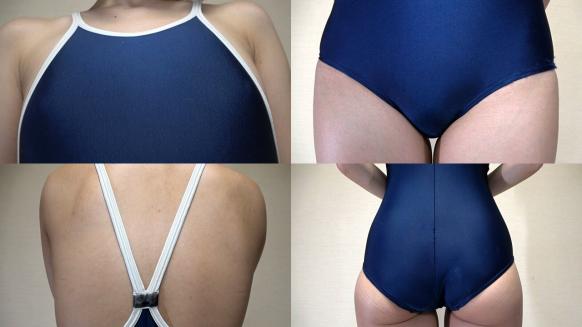 oks-180 雨宮あや花 濡れてテカってピッタリ密着 神スク水 可愛い女子のスクール水着姿をじっとりと堪能