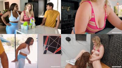 MILF Makes College Shower Threesome