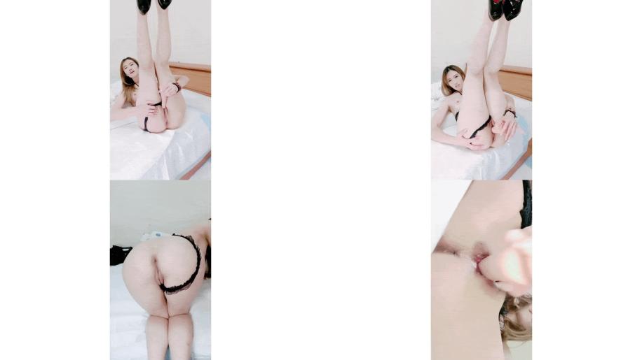 台灣極品禦姐修長美腿高跟鞋因觀衆要求擡腿插穴爽到高潮噴水穿上黑絲掰開騷話不斷10分淫蕩