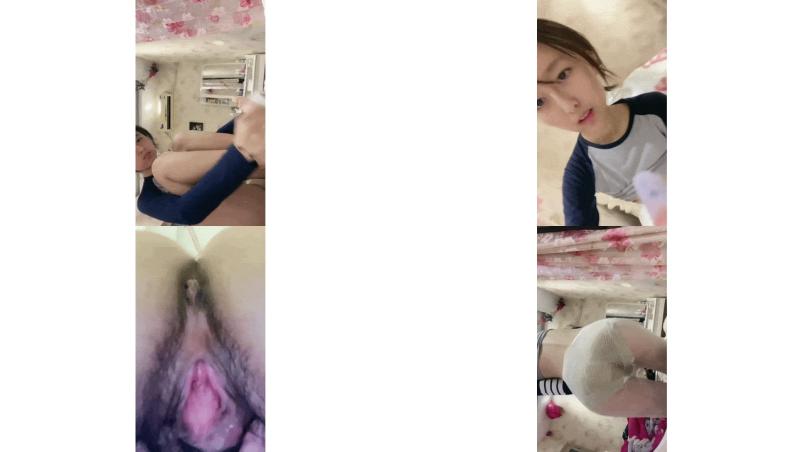 2文靜一臉嫩學生妹苗條身材白色網襪從下往上視角拍攝多毛騷穴掰開揉捏貧乳奶子誘惑