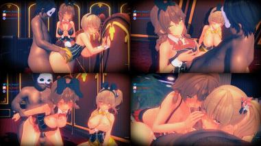 Akira_Brave7772024年SP5月_バニーガーデン_リンと花奈01Bad End If