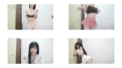 20岁抖音网红 极品美少女，典型白瘦幼，直接一次性脱光，好粉好美