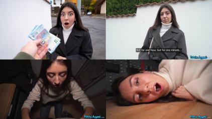 Petite house cleaner loves to suck