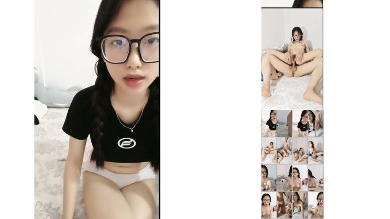 高冷麻花辮眼鏡妹出租屋炮友操逼舔屌深喉怼入騷穴一頓操中場休息會再繼續猛操431