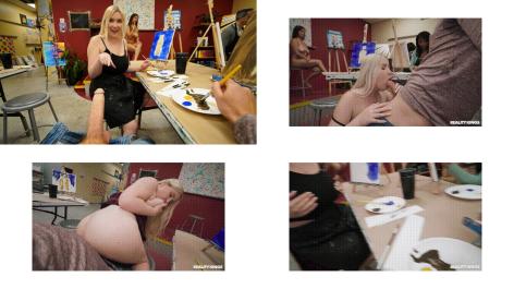 Getting College Ass In Art Class