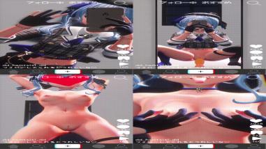 [dd_ddの動画置き場] とある有名人の裏アカを見つけました。Tktok風