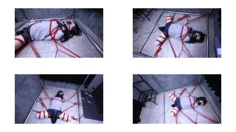 lemon  窒息  胶衣   捆绑  绳艺  捆绑  绳艺  调教 制服_張り付け_１０分24