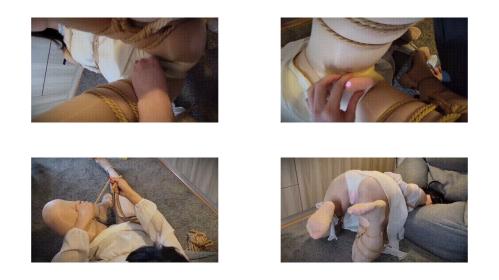 【丝米】《沉迷自缚的亲姐姐ⅲ》纯欲、快_感拉满！姐姐屡教不改，被强行掰开双腿、娇臀高高翘起、跪地挣扎，用手指就把姐姐弄高了，塞61