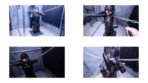 lemon  窒息  胶衣   捆绑  绳艺  捆绑  绳艺  调教ヒトイヌ_膝立ち28