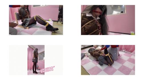 jk黑丝小皮鞋美女眼罩束缚跳蛋震动棒强制高潮622