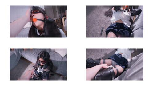 lemon黑丝学妹，小狗装扮，口球堵嘴，震动棒调教  捆绑  调教  束缚  绳艺  sm626