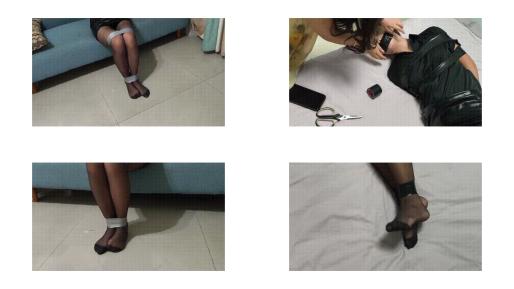 客户定制 （陷阱）长腿甜妹名模 胶带捆绑 ol职业装大长腿 超绝黑丝 玉足 强制封嘴 代入感太强 高颜值女神小芮被吓哭了~1073