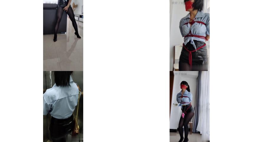 粟粟子原创 黑丝高跟，捆绑跳蛋强制高潮疯狂扭动780