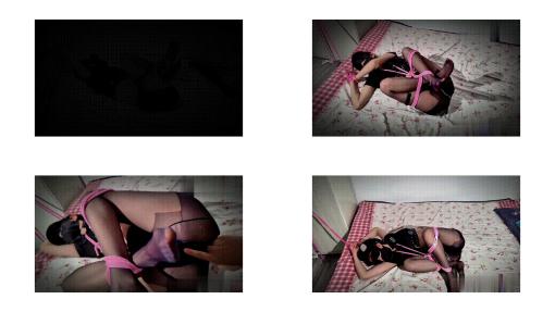 反差萝莉黑丝玉足，堵嘴，跳蛋高潮，捏胸674