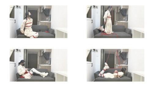 一只萌熊  自缚 捆绑教程638