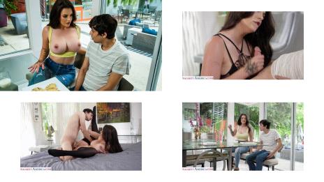 Sexy MILF Elizabeth Skylar shows her son's friend how she handles a cock