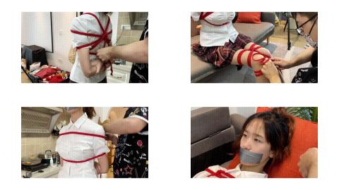 jk妹妹紧缚放置  捆绑  调教  束缚  绳艺616