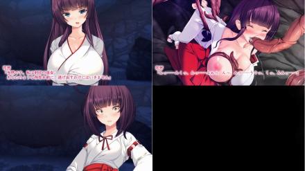 [アパタイト]邪道堕ちる巫女触手に敗北した姉妹 The Motion Anime