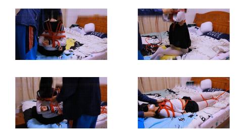 绳艺_ 窒息_ HUI_HUI_11_半透明水手服_白丝_红绳驷马紧缚