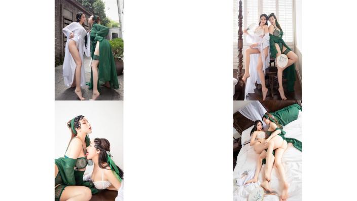 雙飛女神絕版資源秀人極品女神尤妮絲巨乳網紅松果兒激情纏綿白蛇新愛 縱享絲滑