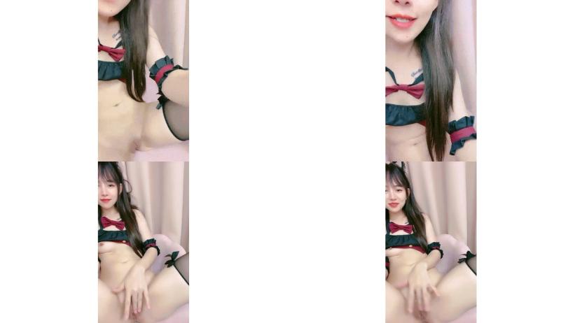 全身雪白的校花女神！一线天粉逼！道具自慰大秀 1