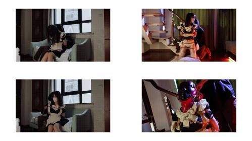 定拍 乳胶头套 物化少女