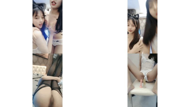 绝对精彩 带女神闺蜜一起下海 抱在一起揉捏奶子 开档黑丝一线天肥穴 跳蛋塞穴淫水流出