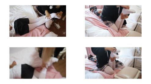 女孩间暗恋已久的捆绑tk游戏，腹黑班花无助的挣扎