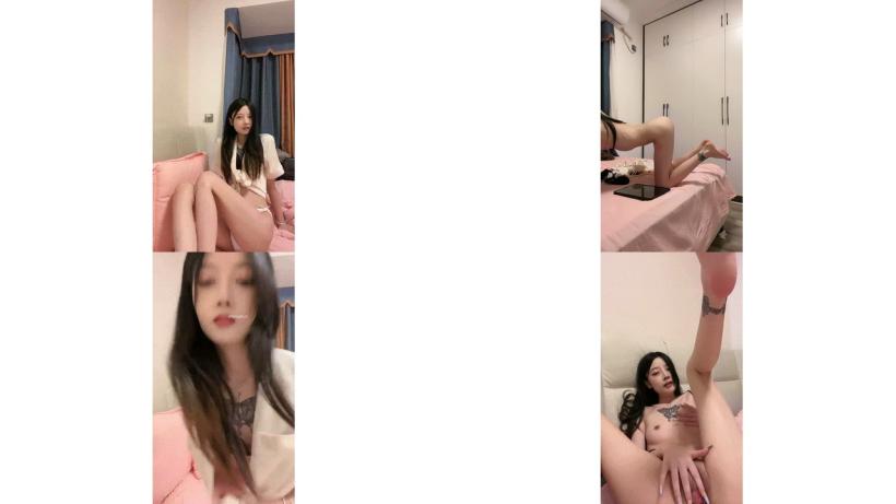 贫乳女神，高颜值学姐大尺度自慰秀