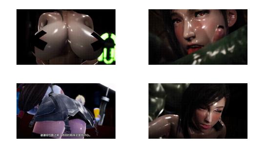 [HoneyBttch] 半獸人巨大的肉棒撐開了蒂法緊窄陰道 [中文字幕] i