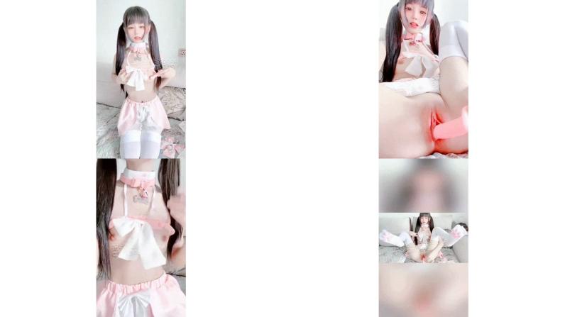 超嫩颜值萝莉小雯对镜展示身材 猫爪白丝自慰，勾人小妖精清纯淫靡并存 小穴穴渴望被爸爸精液灌满(4V)