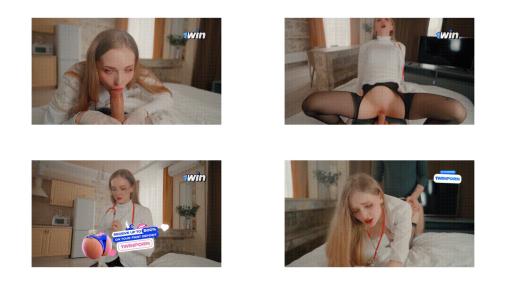 极品翘臀妖艳毛妹女神dolly rud翘臀死亡螺旋骚里骚气的家庭医生，黑丝美腿翘臀又一次被无套内射完整版