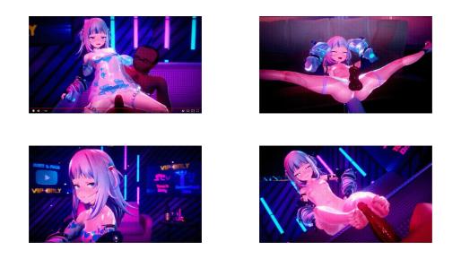 [あけあけ] 78.定制NTRGawr Gura VIP野外公演 (可愛くてごめん) 4K (+just dance ver.) i