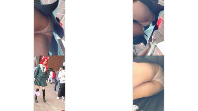 跟随偷窺漂亮清純美眉 身材嬌小 粉紅内内緊緊包着小屁屁 一下坐到了鏡頭上 一股青春的味道