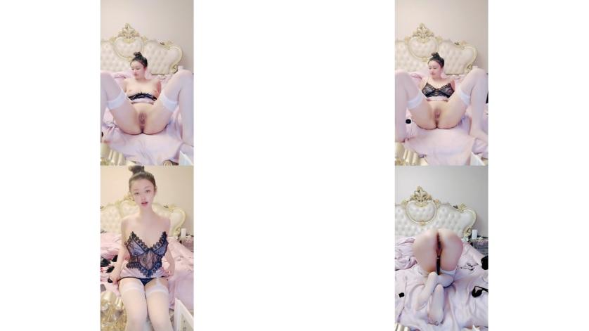 长腿丝袜高跟 抠穴自慰 高潮喷水