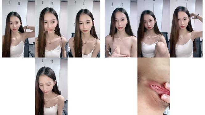 這才是真正的校花，【廣州大學生】明星來了~甘拜下風，清純指數極高，羞澀腼腆，高擡玉腿小穴水汪汪超誘人