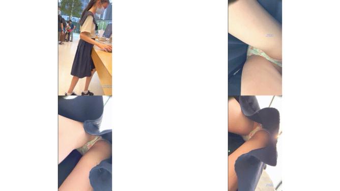 偷窥清纯学生妹 活泼好动不停晃着小屁屁 花内内好可爱