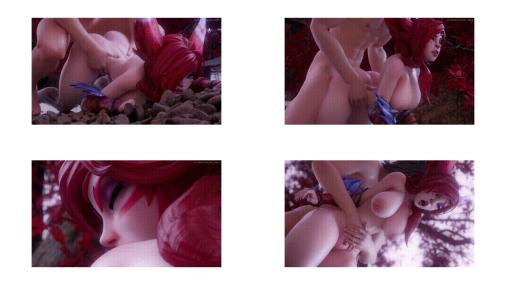 [evil_rise7 _ vileclipse] Xayah spreads her wings Long Animation i