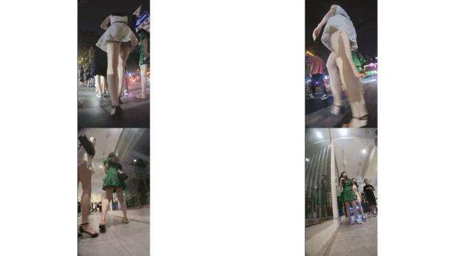 2跟随抄底漂亮少妇 高跟短裙性感白骚丁 顺便把闺蜜也给抄了58