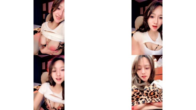 新来的极品少妇遇见小阿狸，豹纹内衣全程露脸大秀直播，表情好骚揉奶玩逼跳蛋摩擦阴蒂，浪叫呻吟精彩别错过46