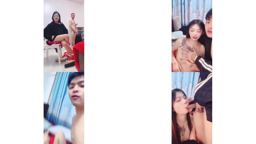 03小梦梦 超純 -两个骚逼露脸镜头前的诱惑让大哥吃着奶子玩逼还摸另一个骚货淫声荡语口交大鸡巴特写展示爆草蹂躏 (2)